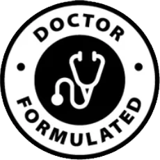 BurnTide doctor formulated badge