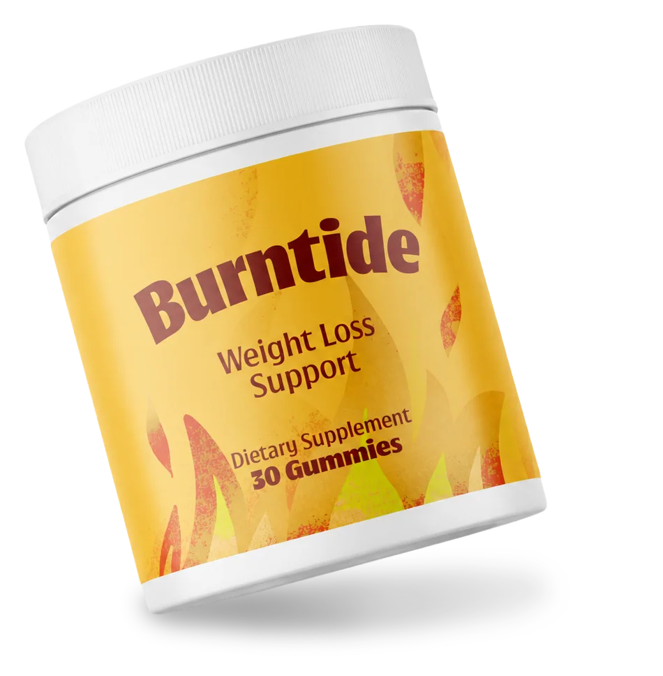 Single BurnTide jar of ACV + BHB weight-loss gummies
