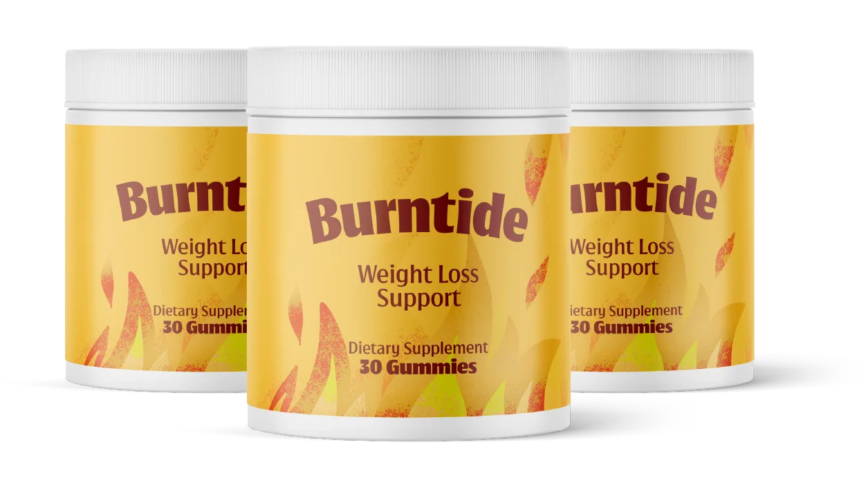 Three-jar BurnTide pack for an everyday metabolic routine